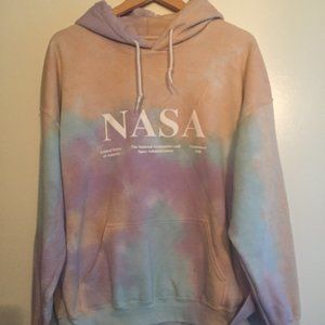 Neon Riot NASA Tie-dye Hoodie Large Almost New